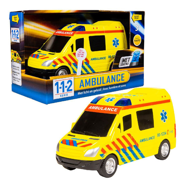 112 reddingsracers ambulance met licht en geluid