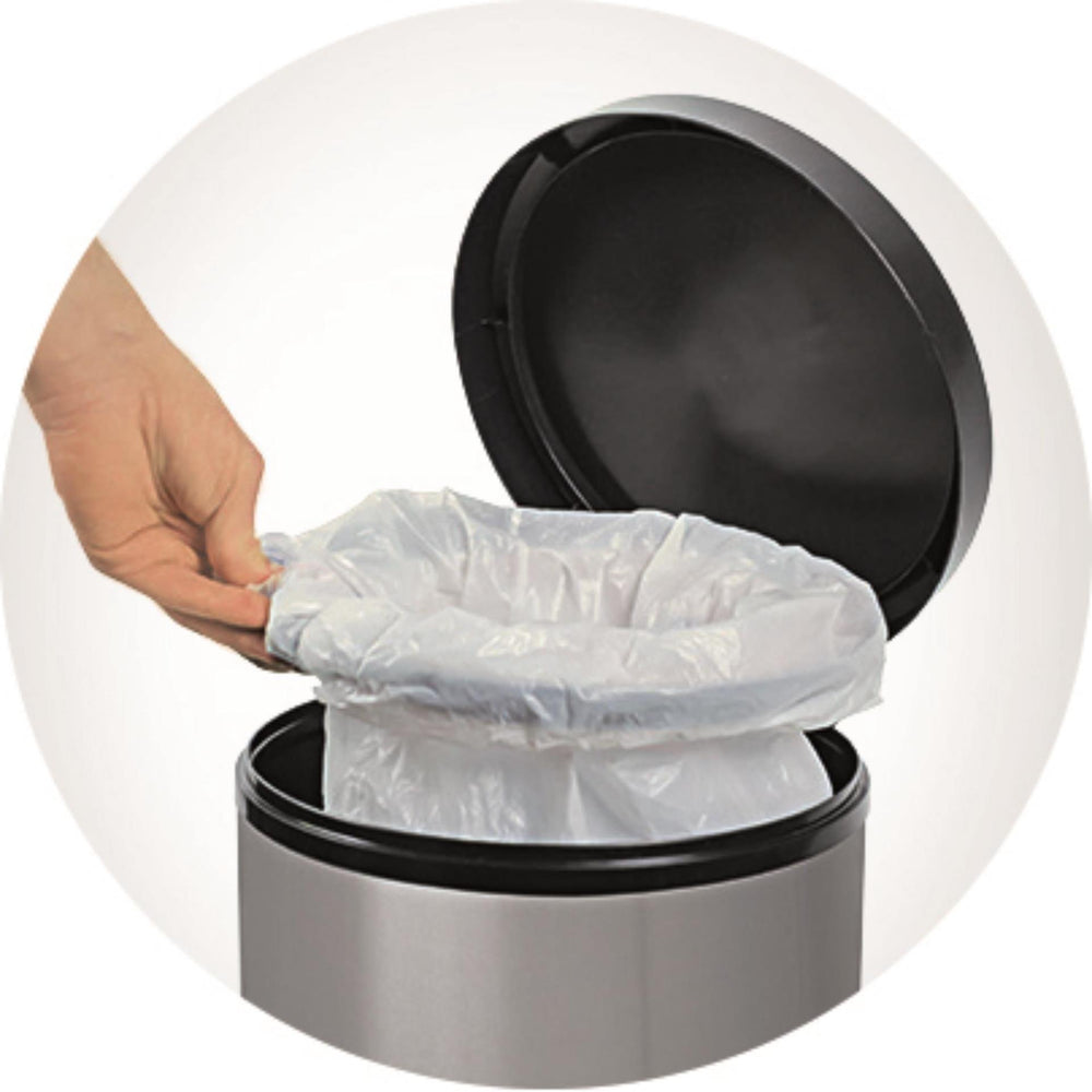 Rotho paso pedaalemmer 30l zilver metallic