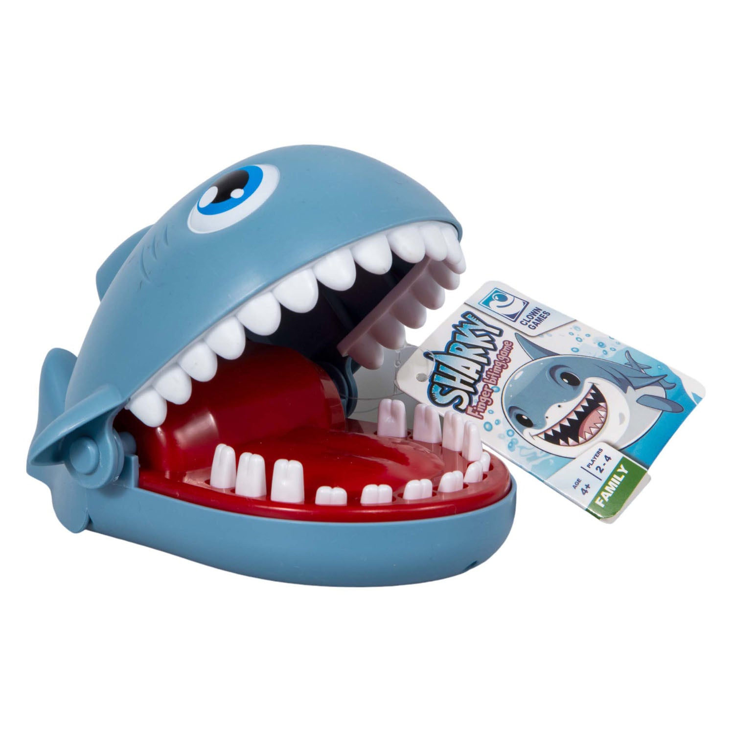 Clownspellen Sharky Finger bijtspel