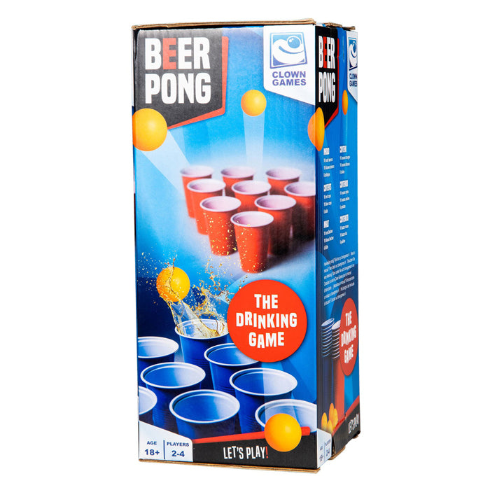 Clownspellen beer pong 20 bekers 6 ballen
