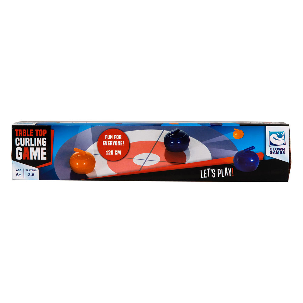 Clownspellen tafel-curling met 8 stenen