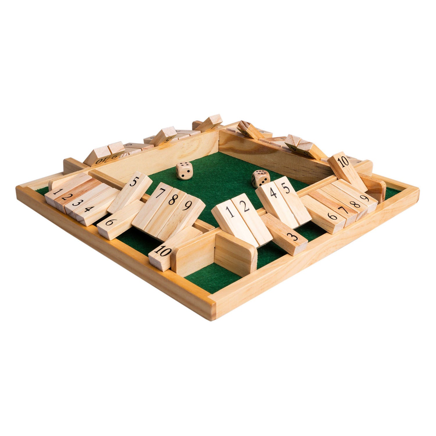 Clown Games Shut the Box Houten Bordspel