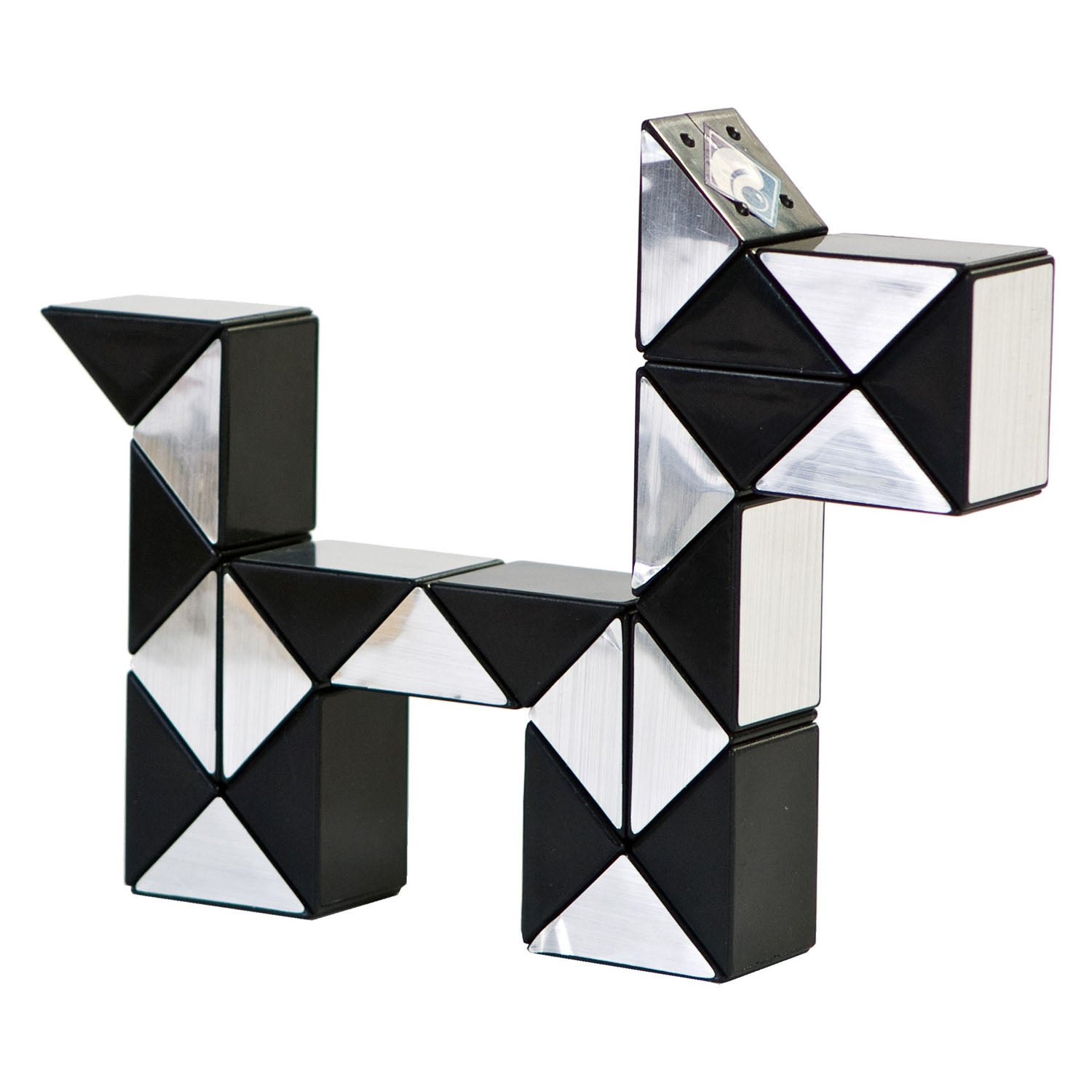 Clownspellen clown magie puzzel zilver