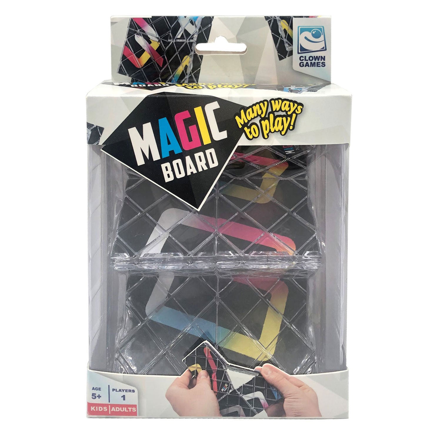 Clownspellen clown magie puzzelbord