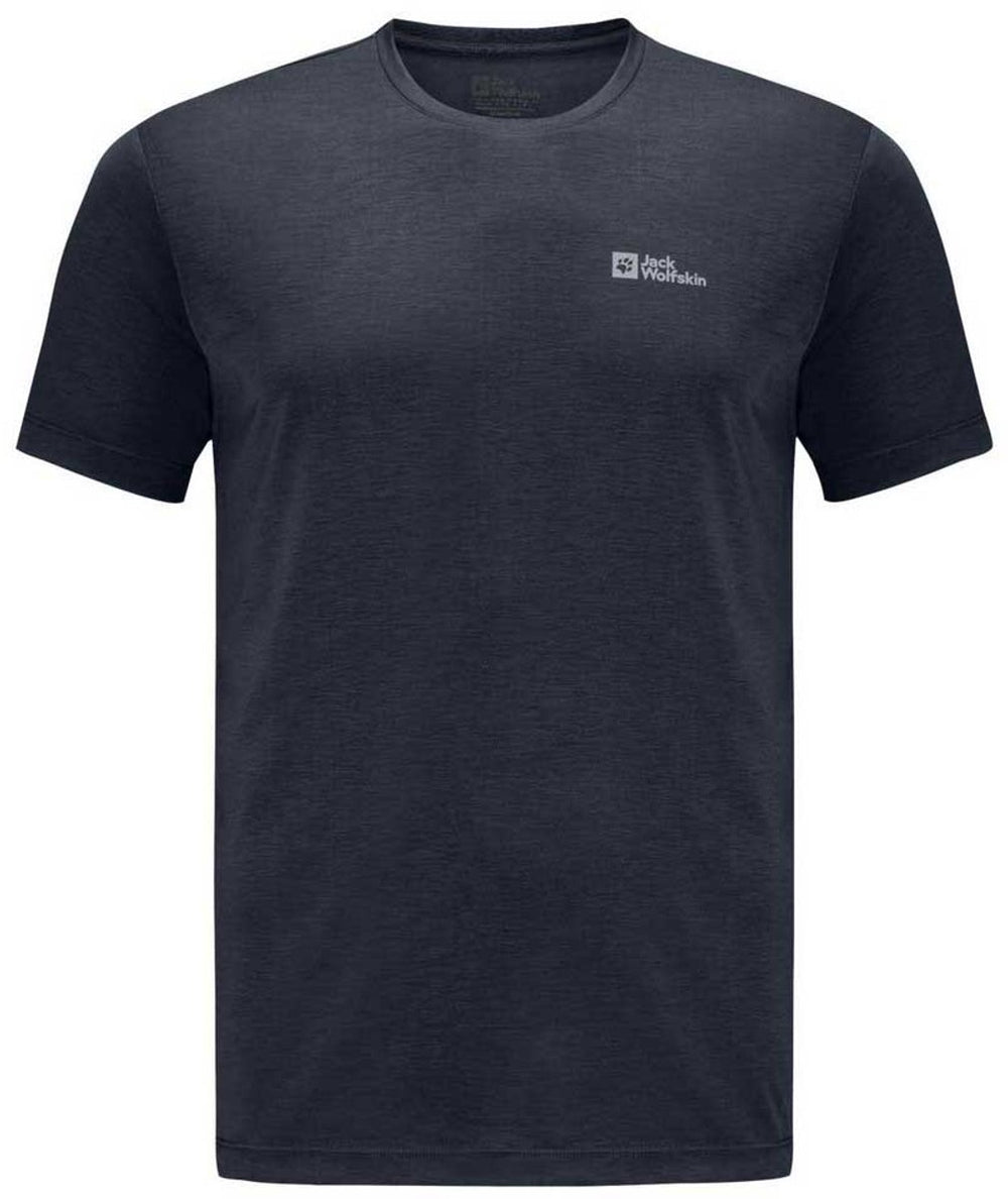 Jack wolfskin vonnan s s t m heren t-shirt-midnight sky