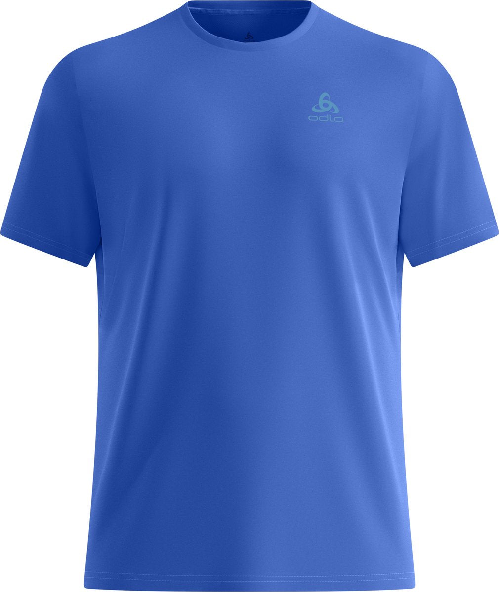 Odlo essential flyer hardloopshirt - mannen - dazzling blue - l
