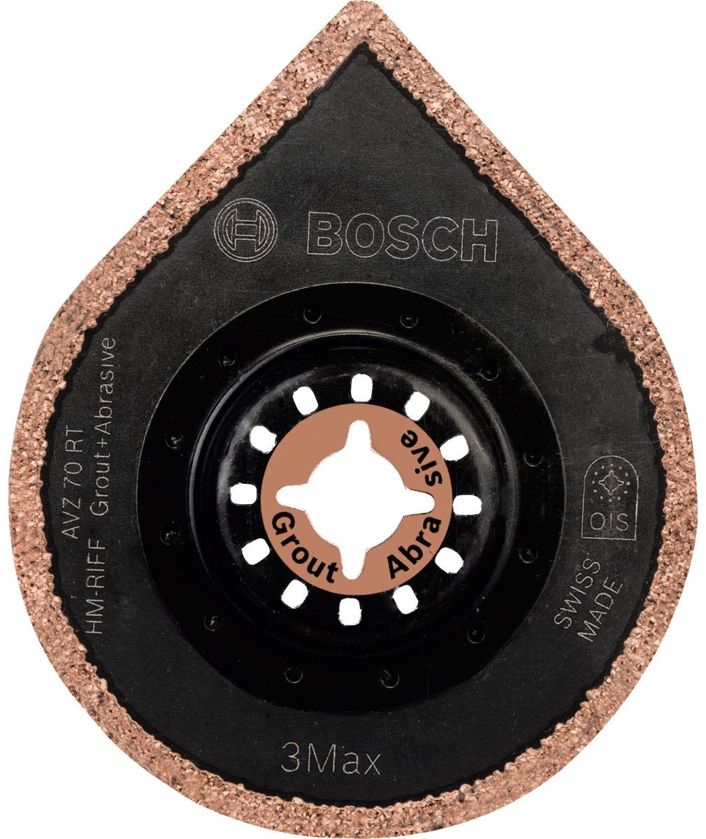 Bosch accessoires carbide-riff tegelspecie- en tegellijmverwijderaar avz 70 rt4, 3 max - 2609256c51