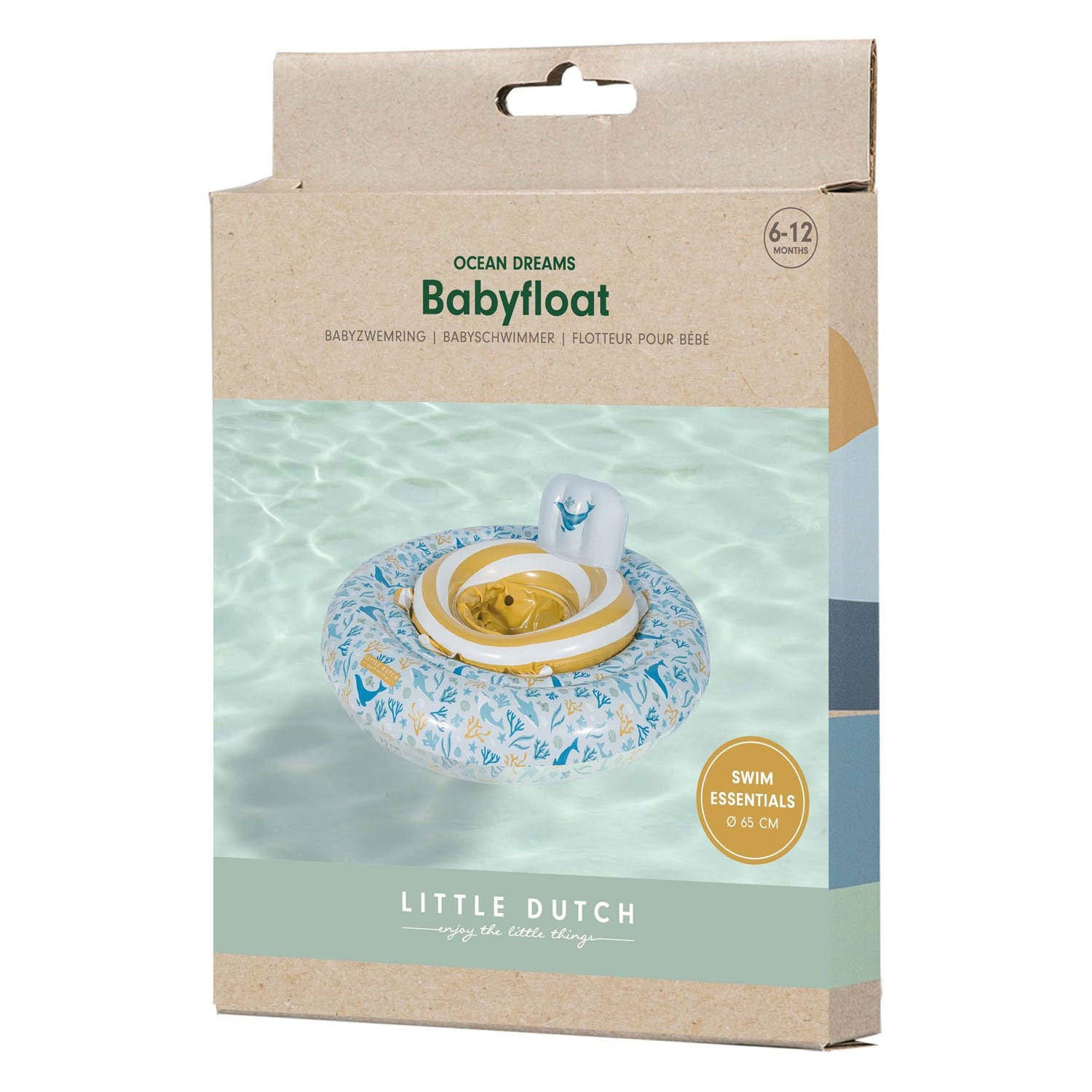 Little Dutch ocean dream babyzwemring blauw, 67cm