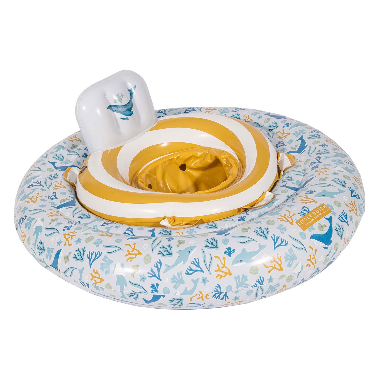 Little Dutch ocean dream babyzwemring blauw, 67cm