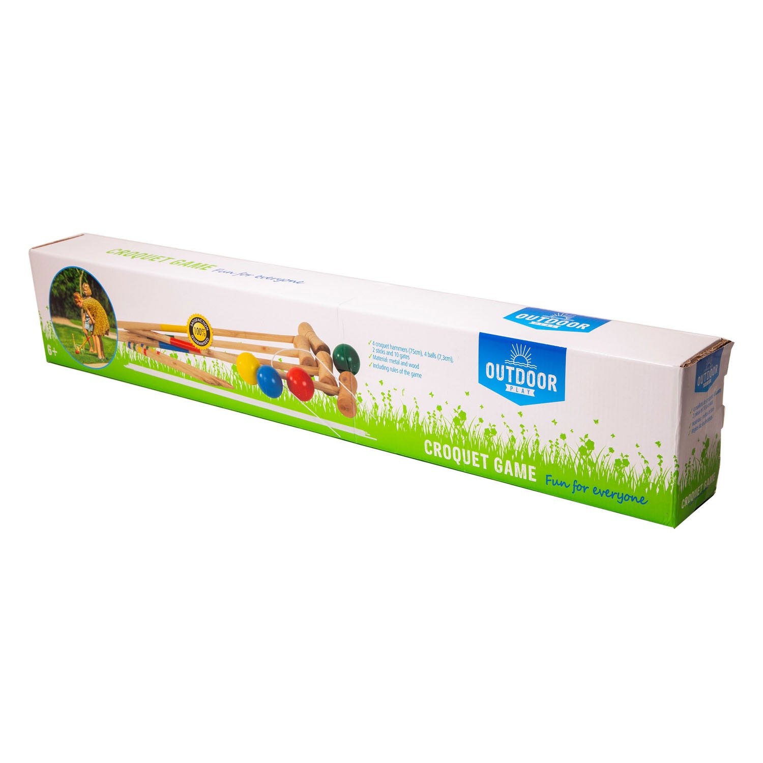 Buitenspeel houten croquet