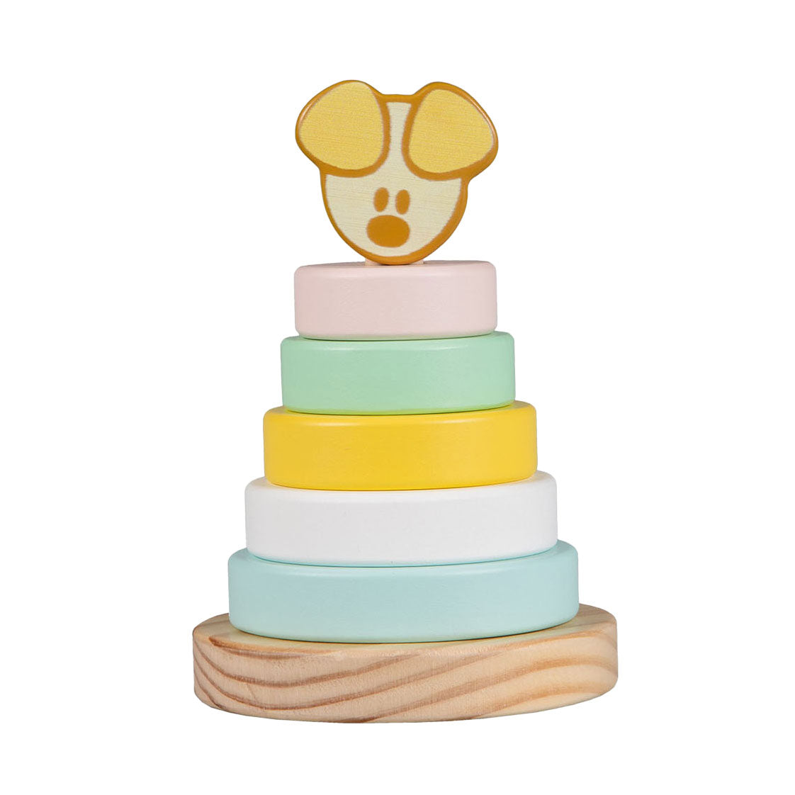Rubo toys woezel en pip pip baby stapeltoren, 7dlg.