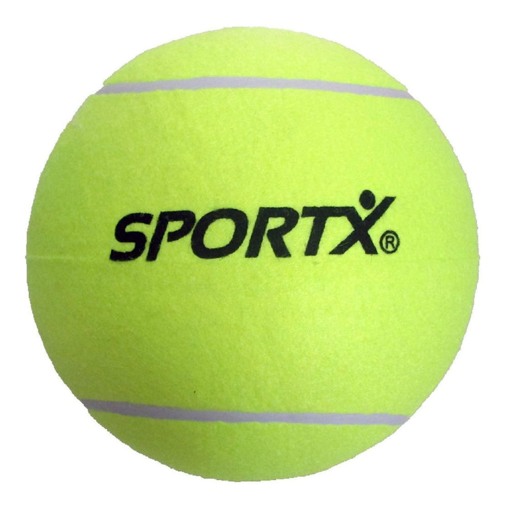 Sportx jumbo tennisbal xl geel