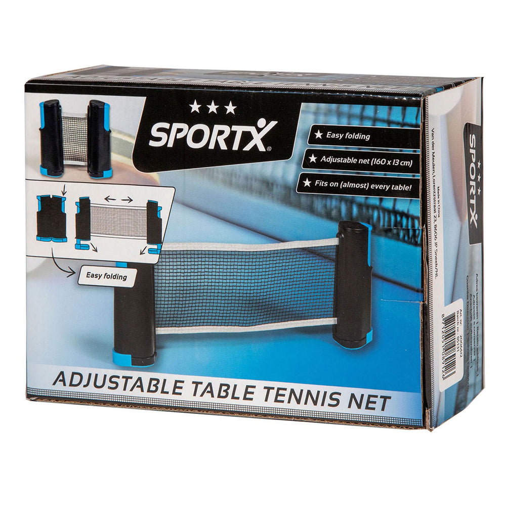 Sportx tafeltennisnet (oprolbaar)