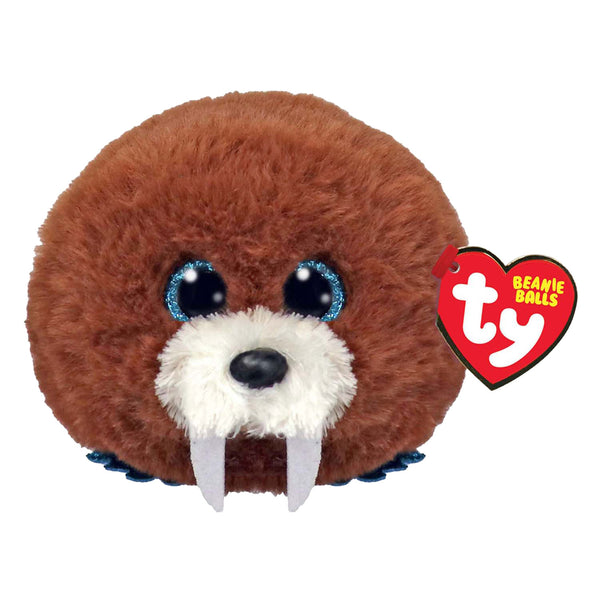 Ty beanie ty teeny puffies hank walrus, 10cm
