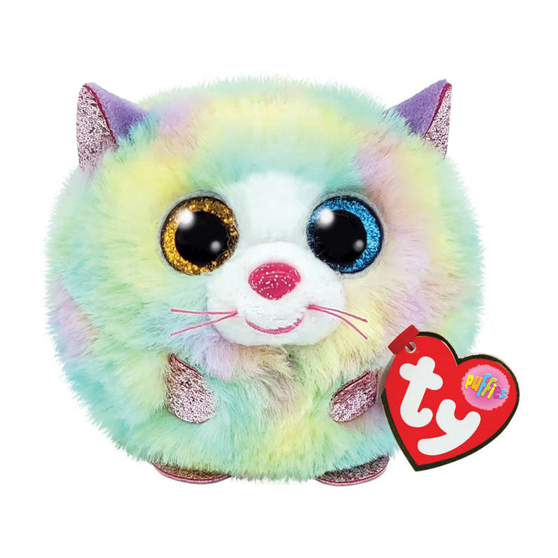 Ty puffies knuffel kat heide 10 cm
