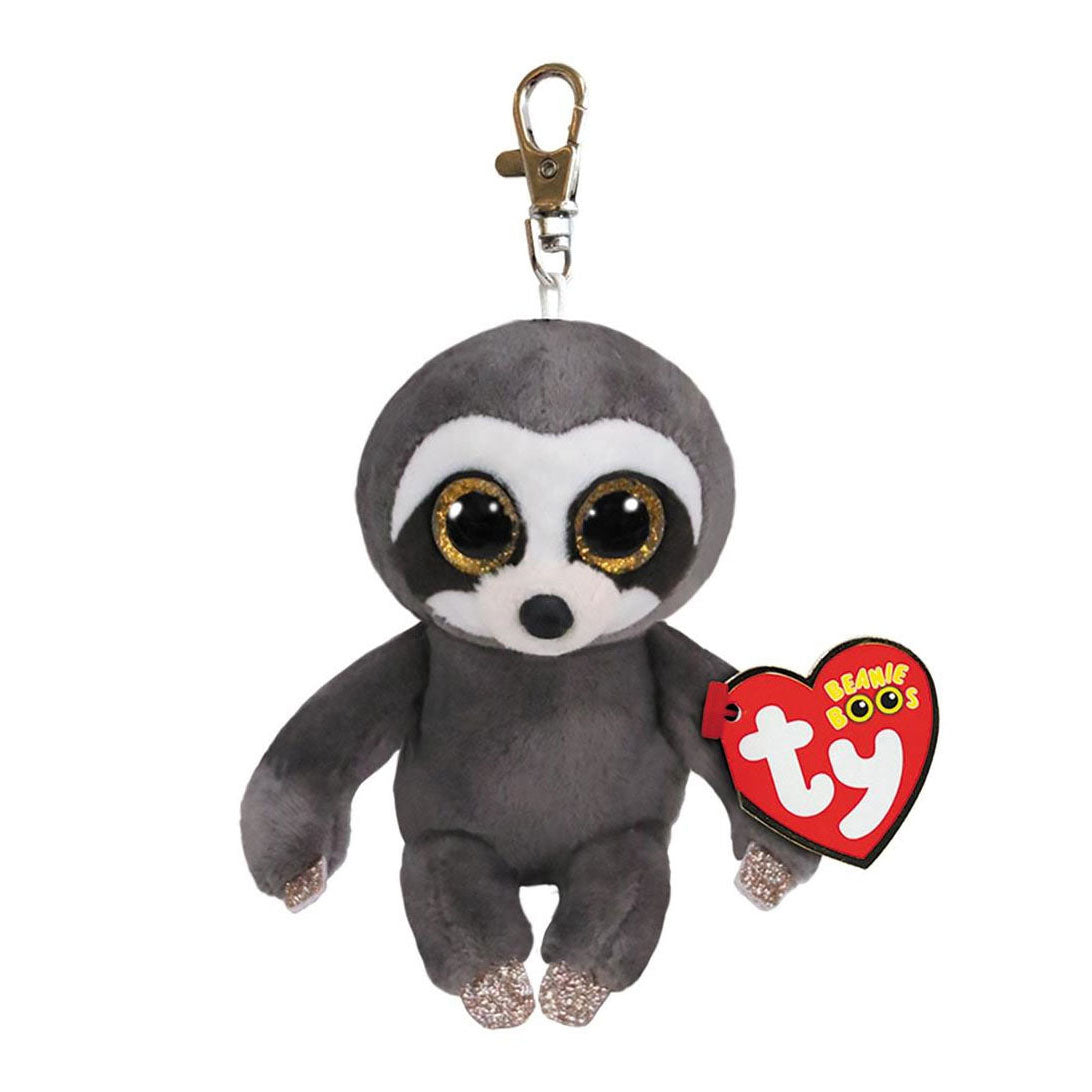 Ty Beanie Boo's clip hanger luiaard, 7 cm