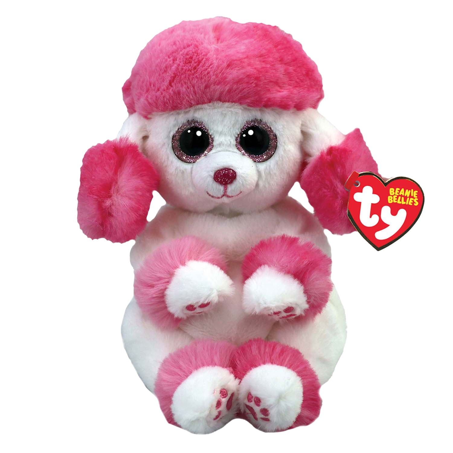 Ty Beanie Baby's Bellies Hartvormige Poedel, 15 cm