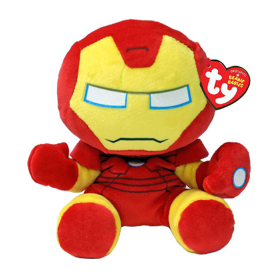 Ty Beanie Babies Marvel Iron Man zacht, 15 cm