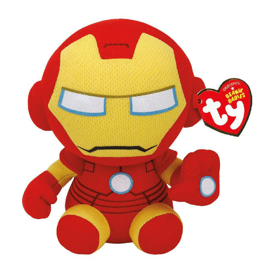 Ty beanie iron man, 15 cm