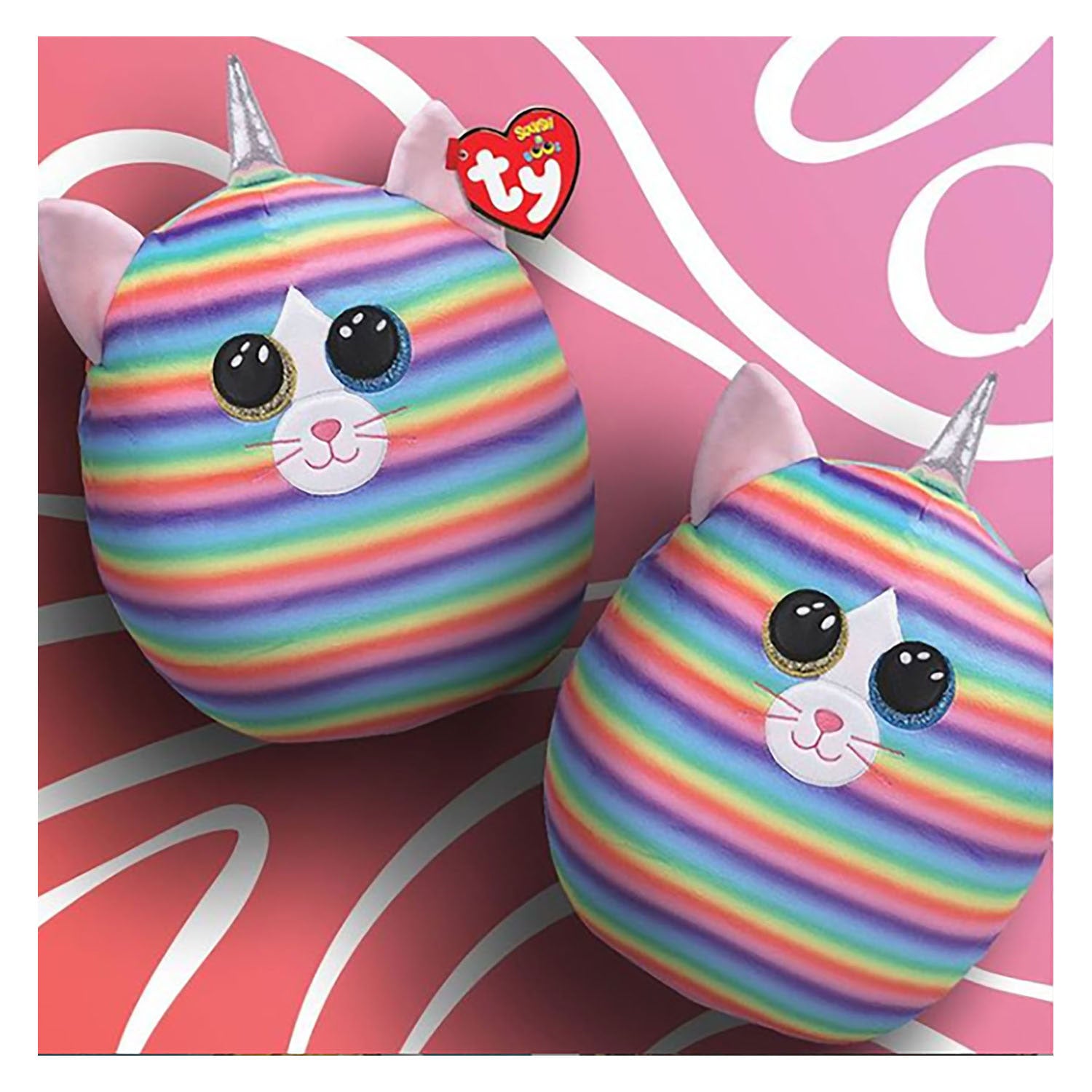 Ty beanie ty squish a boo heidekat, 31 cm