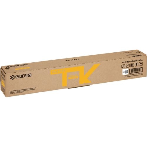Original toner cartridge kyocera tk-8115y geel