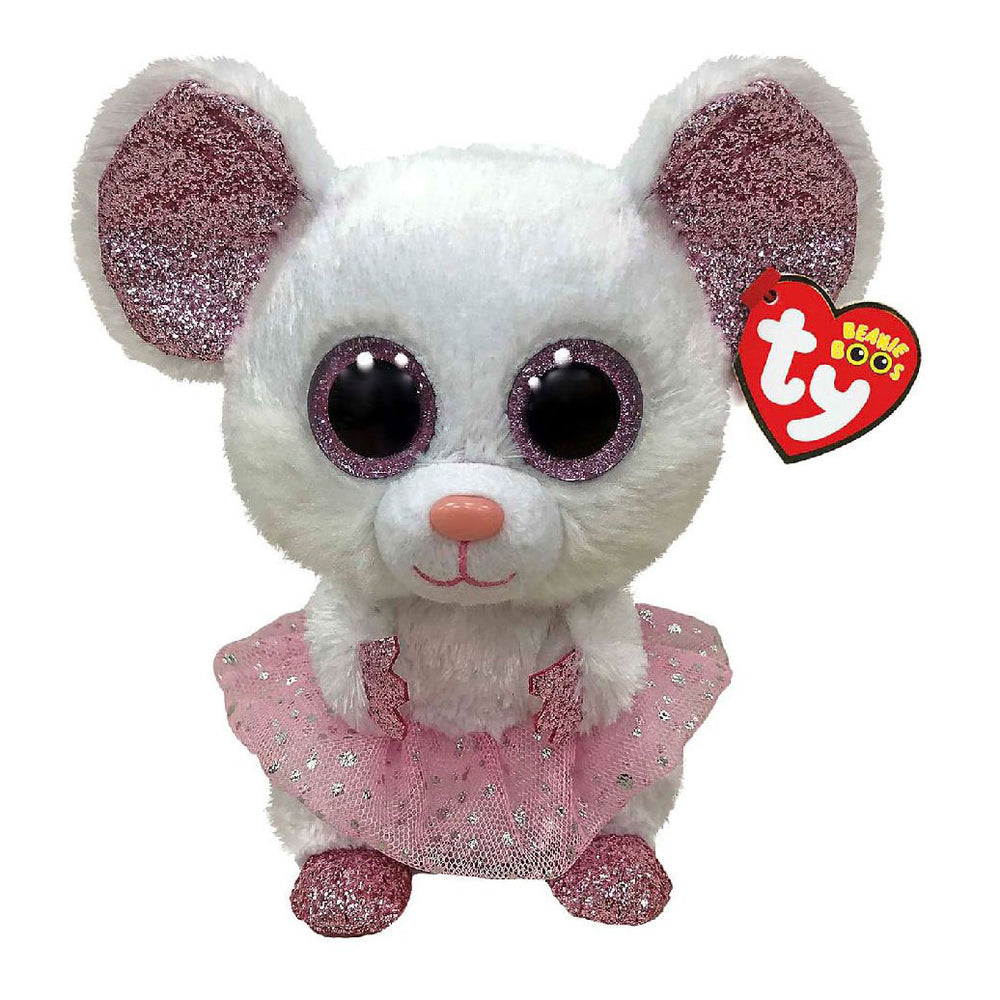 Ty beanie buddy nina muis, 24 cm