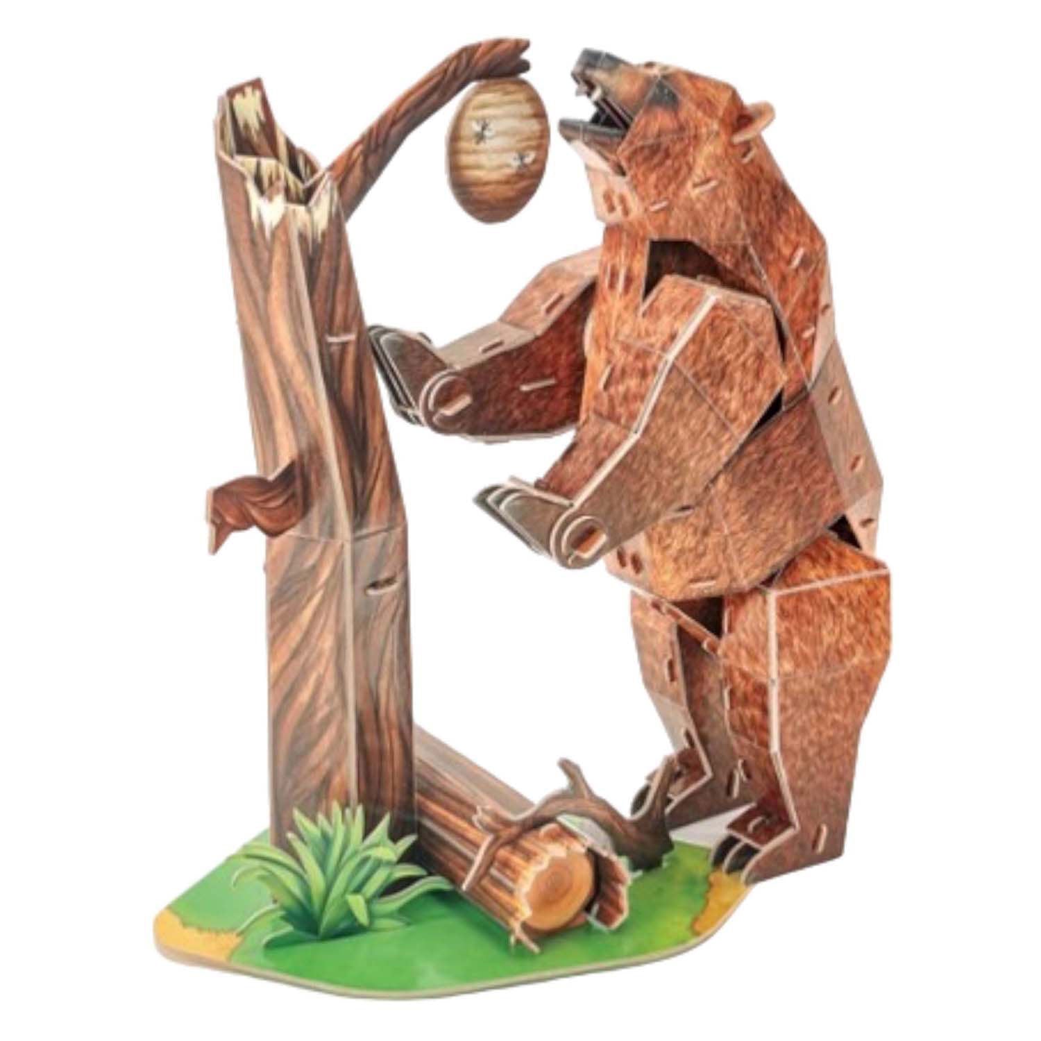 Cubic fun 3D puzzel van National Geographic Bruin Beer
