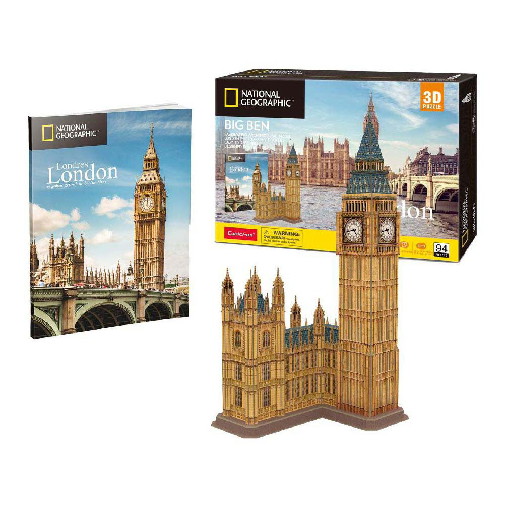 Cubic fun 3D puzzel National Geographic Big Ben