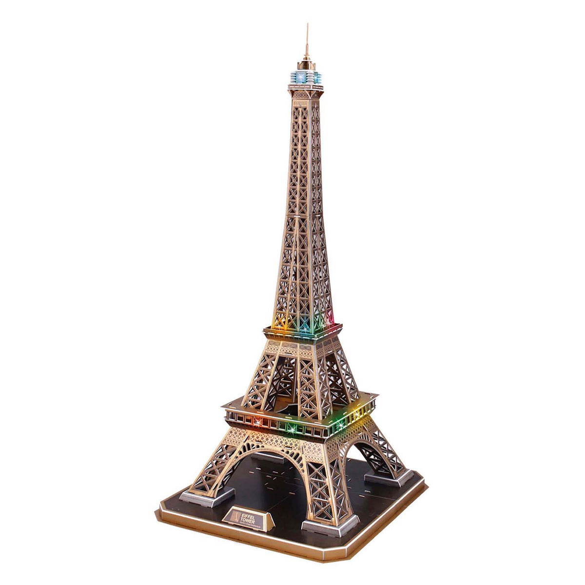 Cubic fun 3d-puzzel eiffeltoren met led