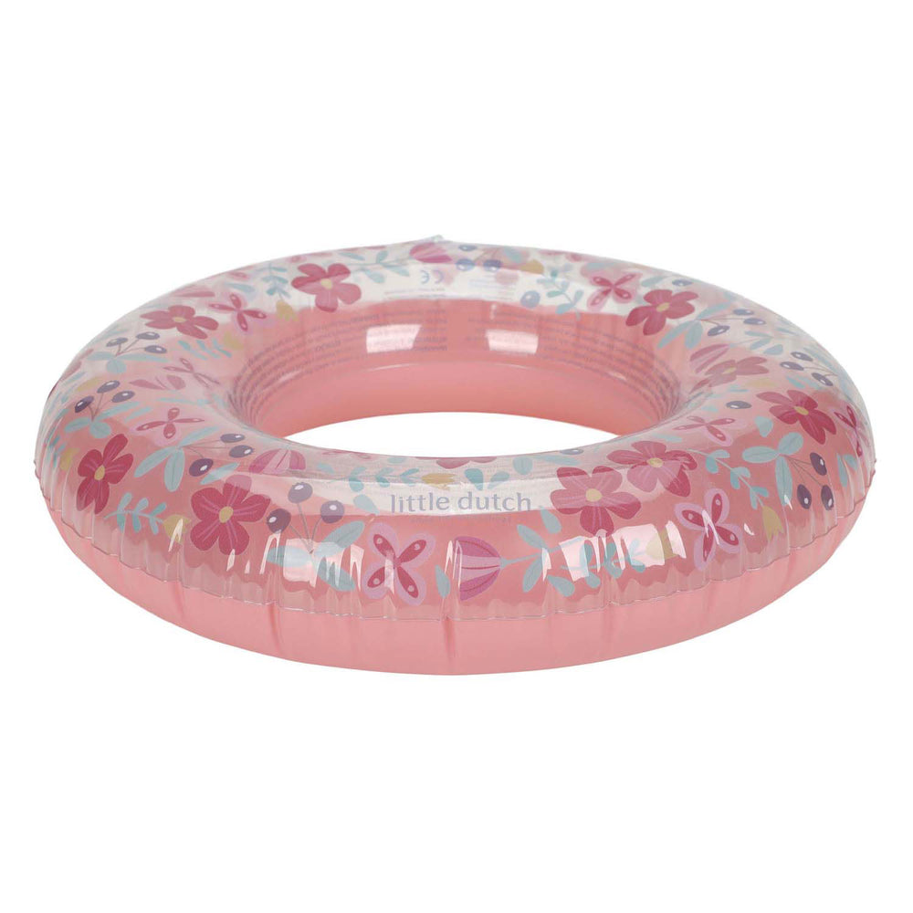 Little dutch pink flower zwemring, 50cm