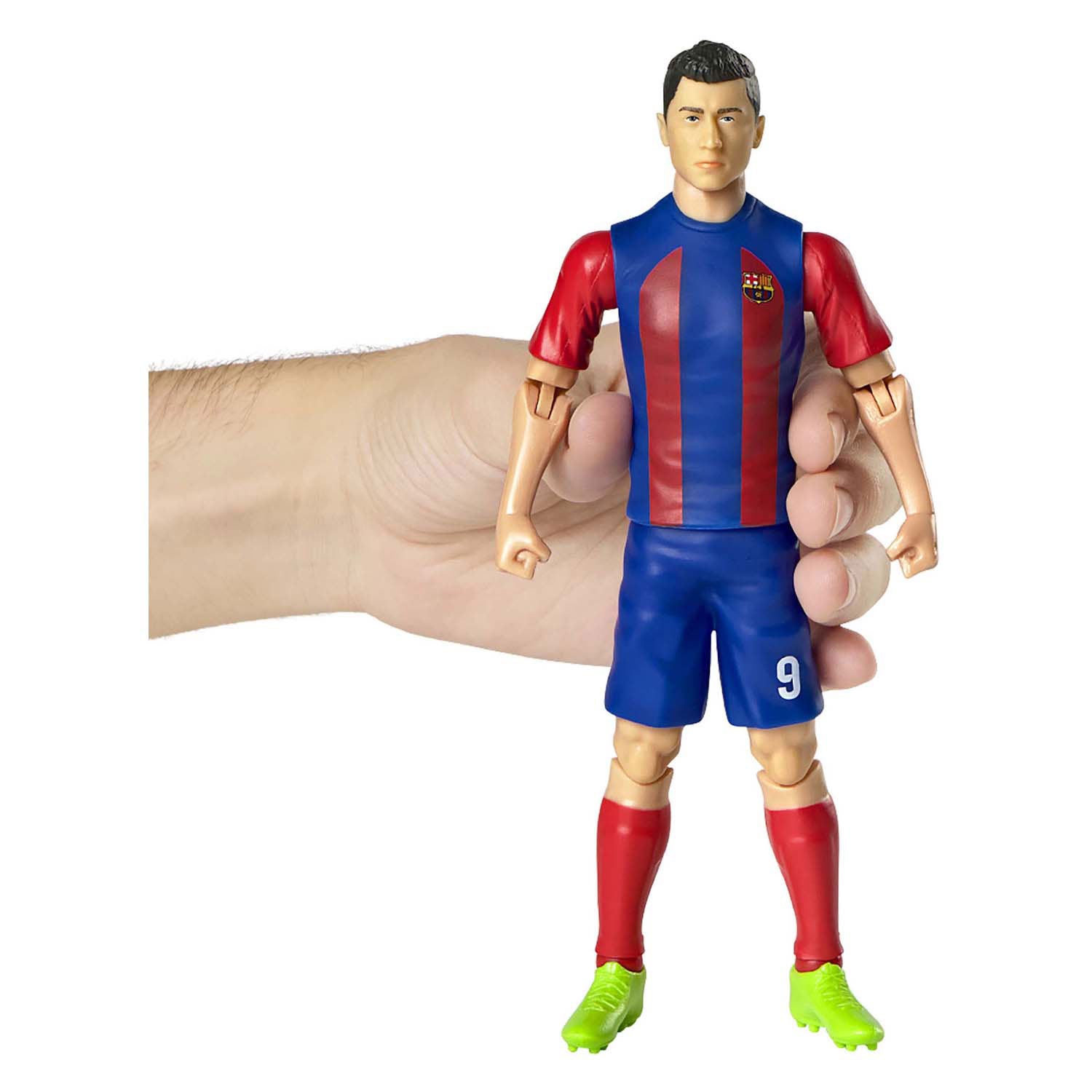Rc voetbalfiguur fc baelona robert lewandowski, 20cm