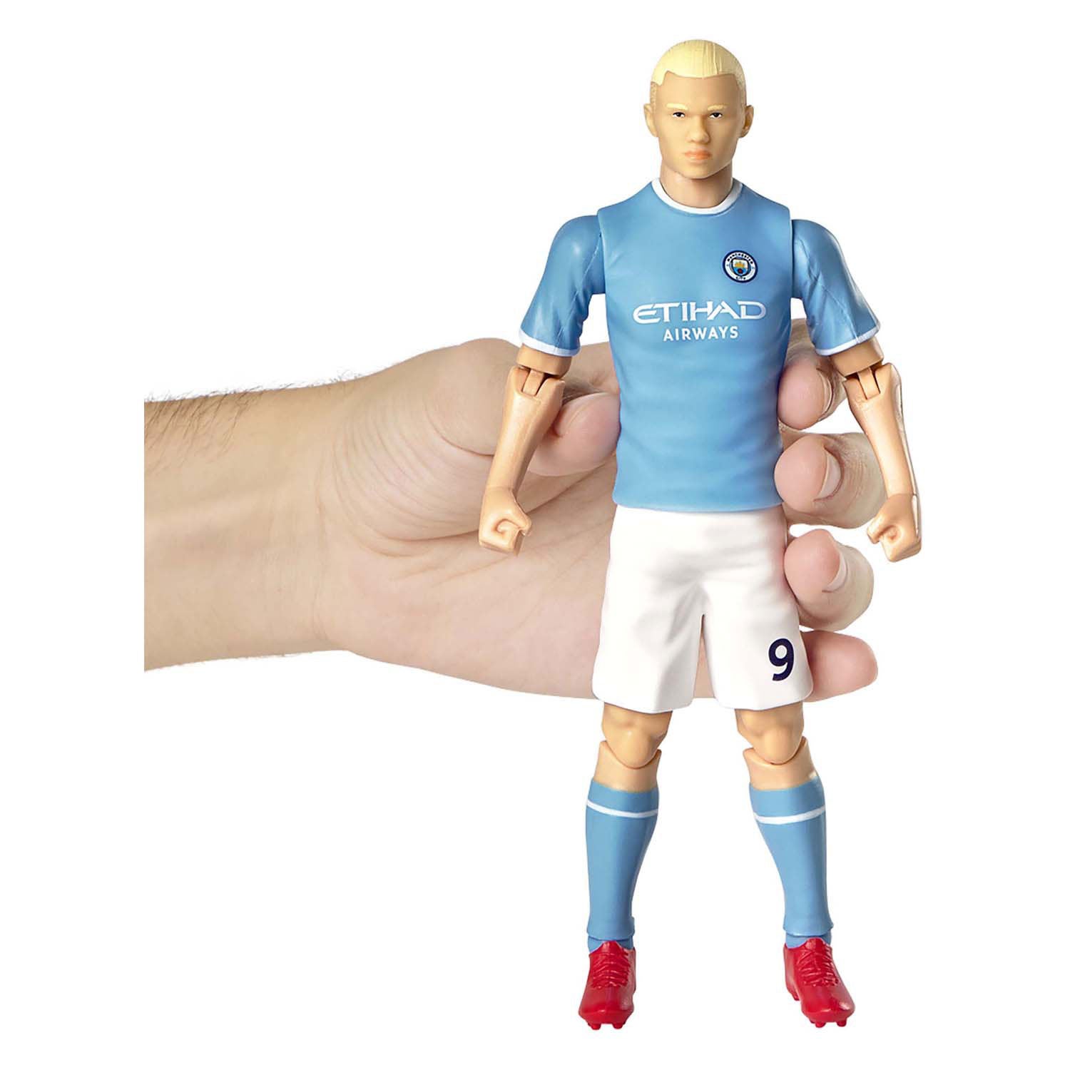 Voetbalfiguur manchester city erling haaland, 20cm