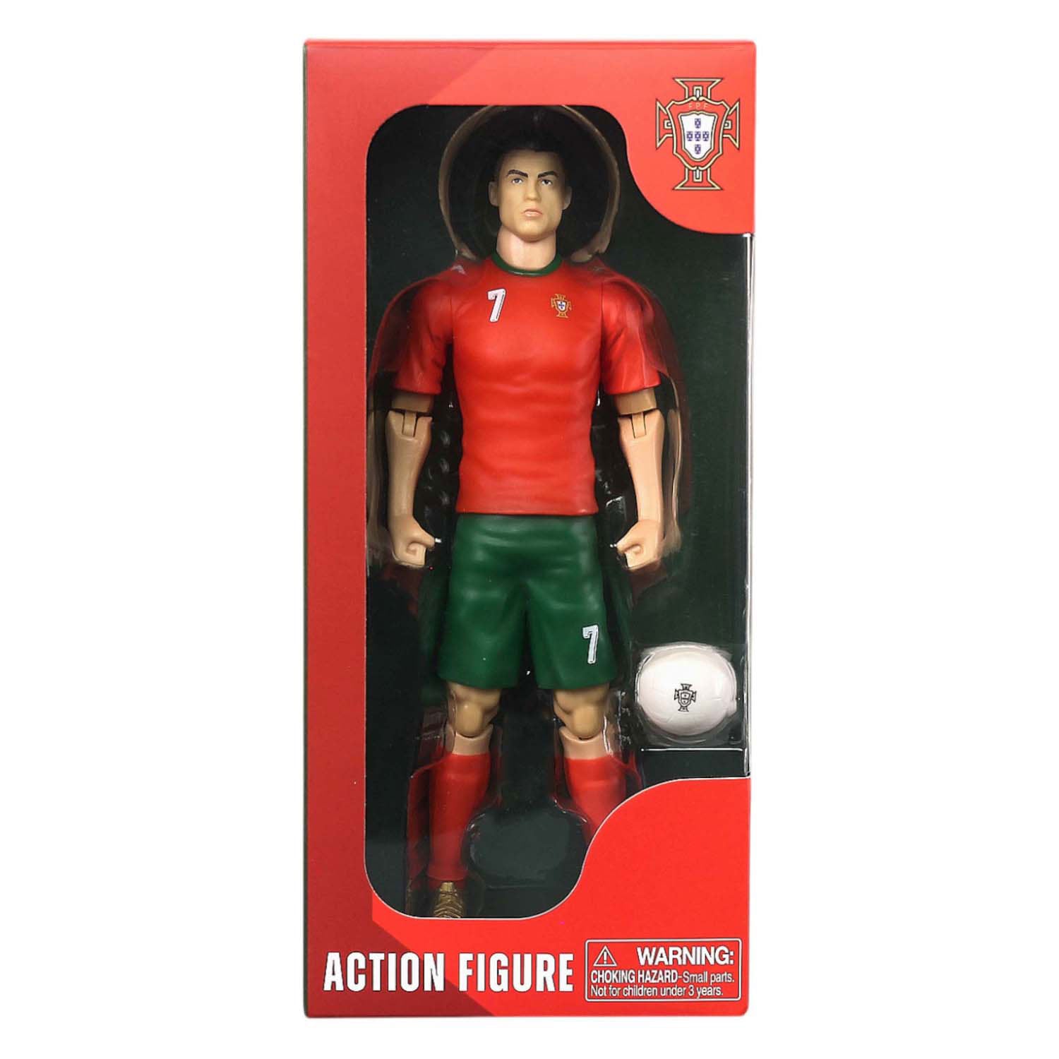 Voetbalfiguur portugal cristiano ronaldo, 20cm