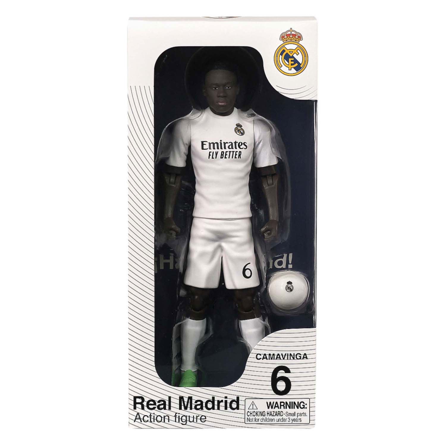 Voetbalfiguur echte madrid eduardo camavinga, 20cm