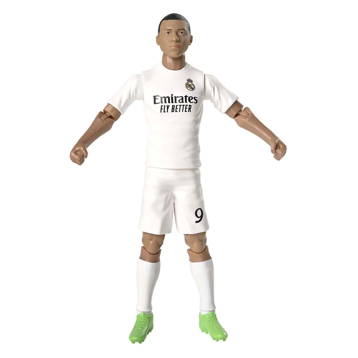 Sockers voetbalfiguur real madrid kylian mbappe, 20cm