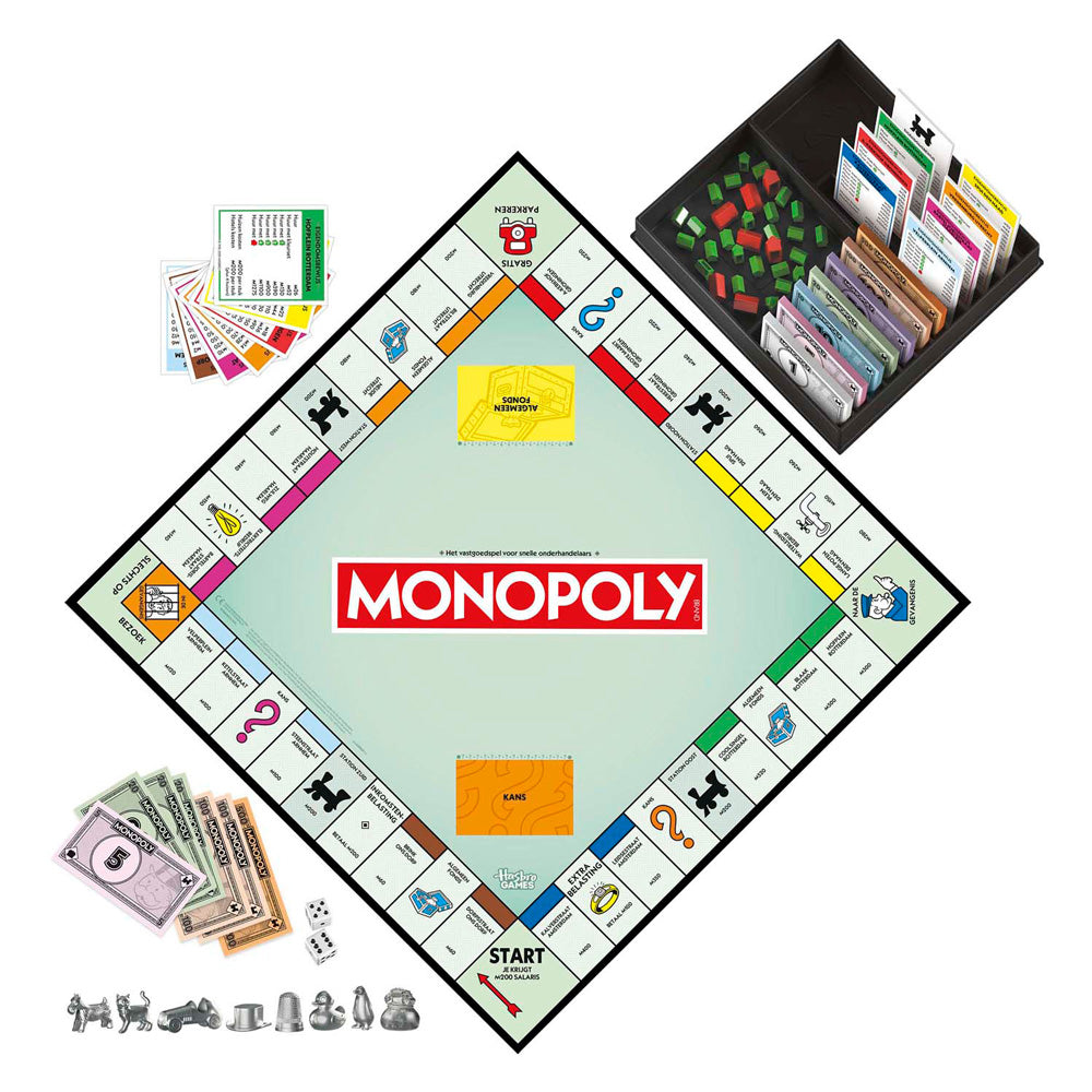Hasbro monopoly het klassieke bordspel 2-6 spelers