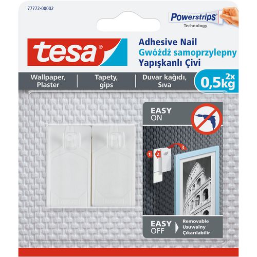 Tesa zelfklevende spijker 0,5kg powerstip