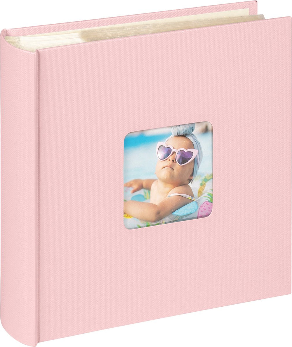 Walther me-110-br fun baby selection - memo insteekalbum - 200 foto's 10 x 15 cm - roze