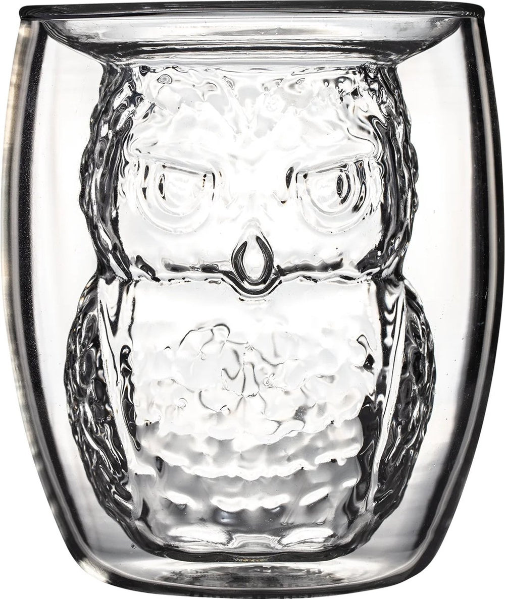 Harry potter hedwig - 3d drinkglas unisex drinkglas - helder - standard