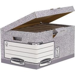 Archiefdozen fellowes bankers box maxi grijs 10 stuks