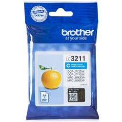 Inktcartridge brother lc3211c cyaan