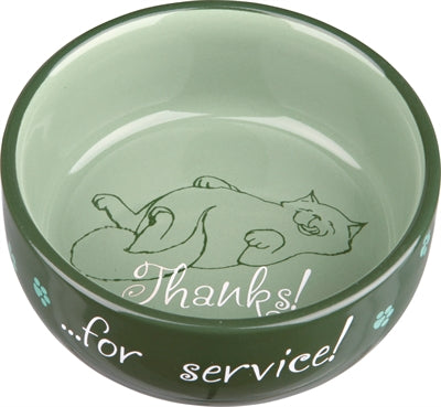 Trixie Voerbak bedankt voor de service assorti