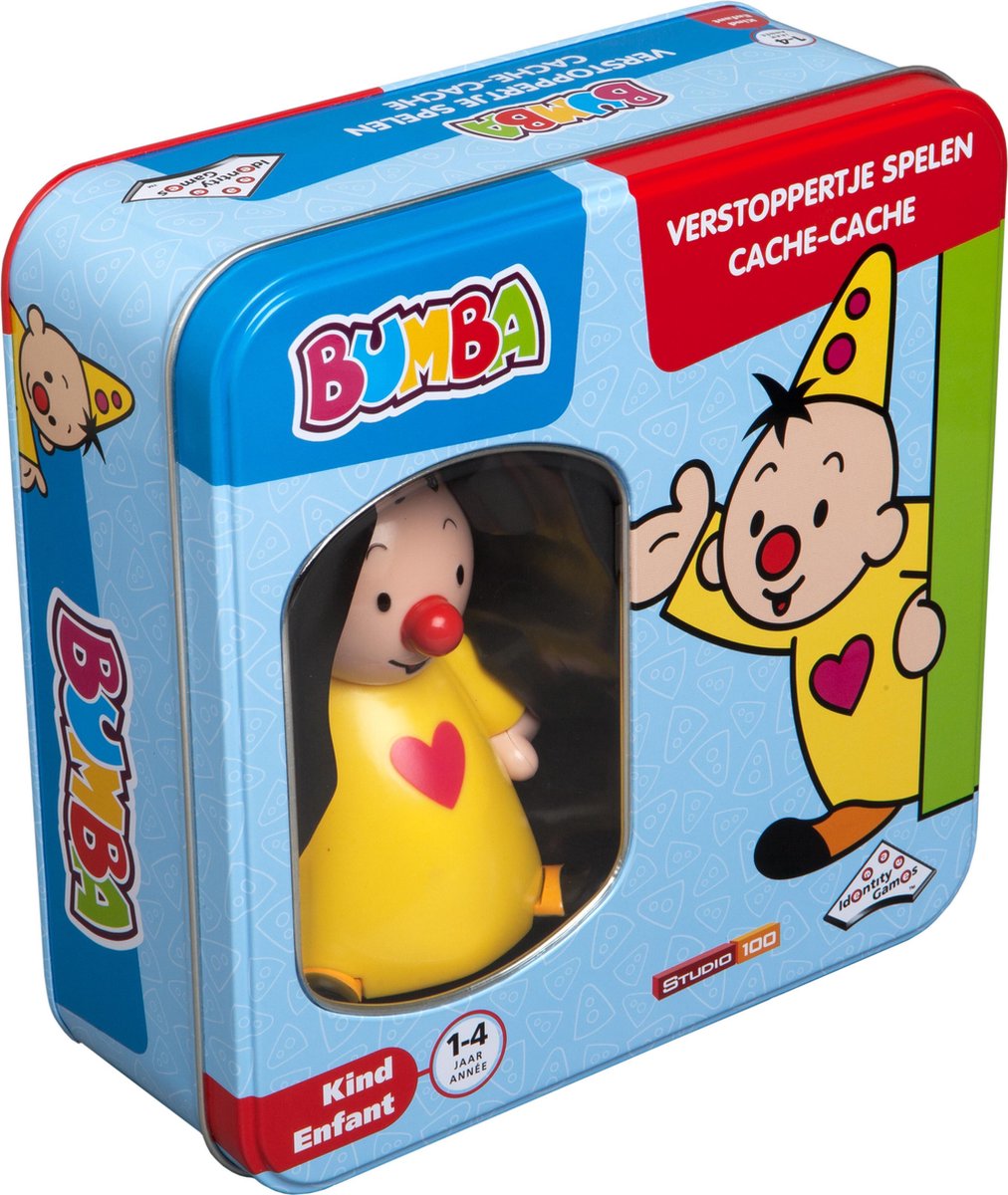 Identity games bumba verstoppertje spelen - baby- en kleuterspelletje - met sprekende bumba