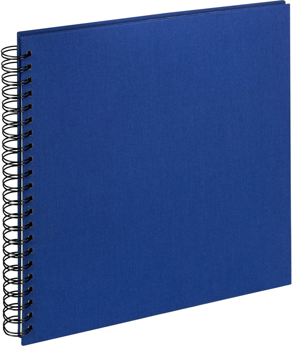 Walther sa-510-l cloth - spiraal album - formaat 30 x 30 cm - blauw