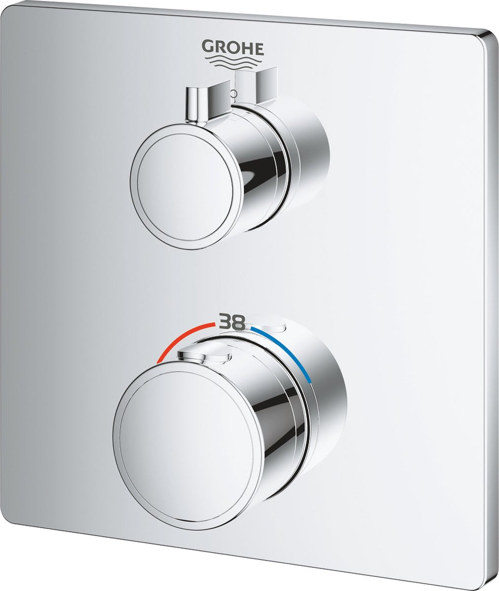 Grohe grohtherm thermostatische inbouww douchekraan - chroom