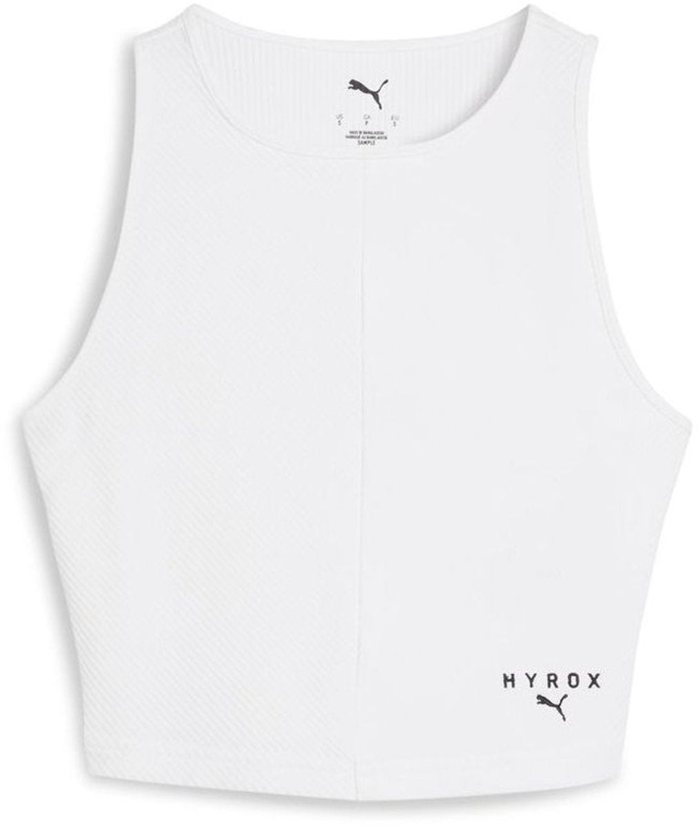 Puma dames tanktop w x hyrox rib crop 527640