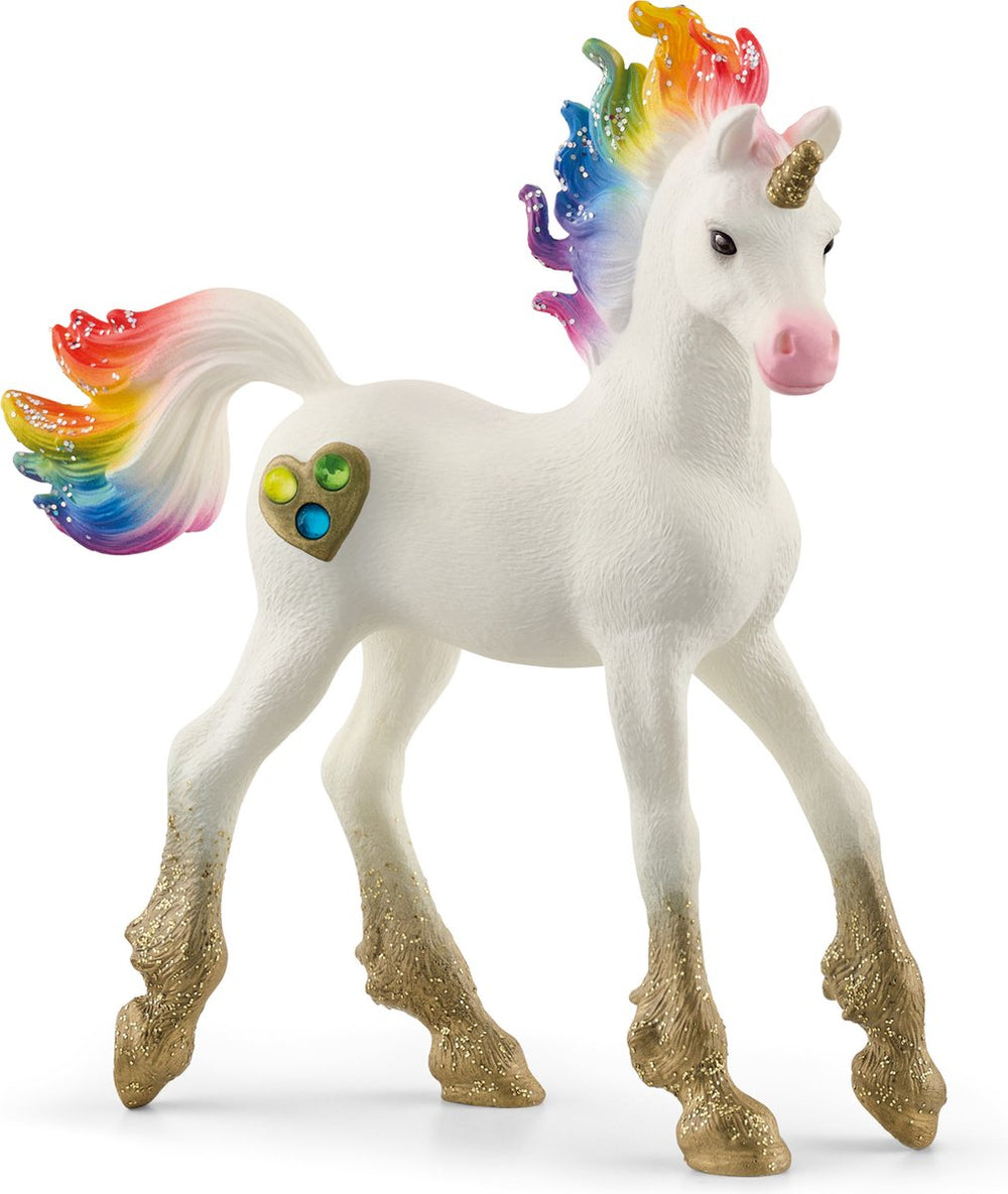 Schleich bayala - regenboog eenhoorn veulen - unicorn speelgoed - 70727