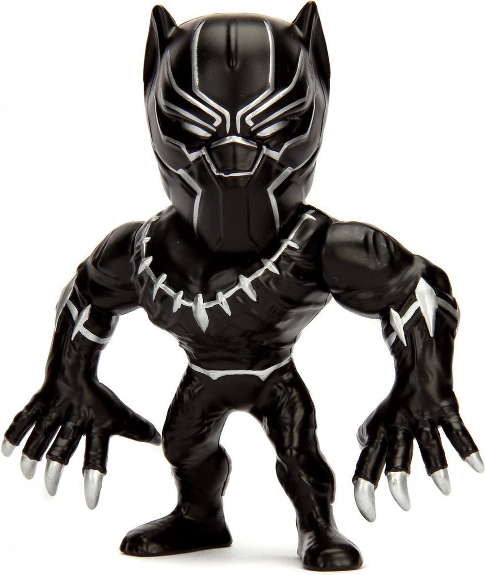 Marvel jada speelfiguur black panther junior 10 cm die-cast zwart