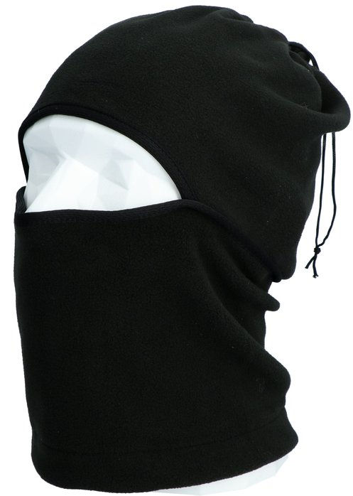 Edge multifunctionele nekwarmer - polyester - zwart