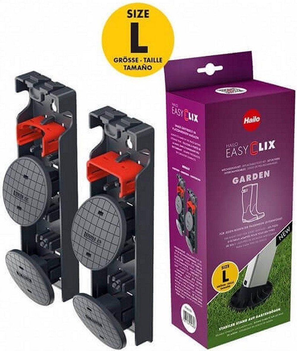 Hailo 9948-001 easyclix tuin l verwisselbare voet